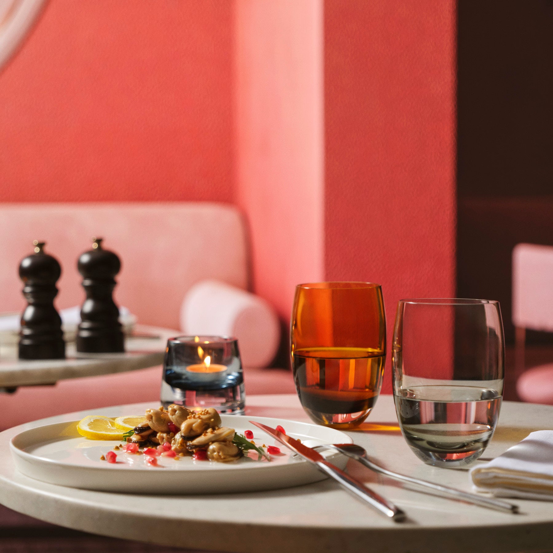 Joy İkili Küçük Boy Mumluk Burgonya