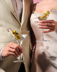 Vintage İkili Martini Kadehi Seti