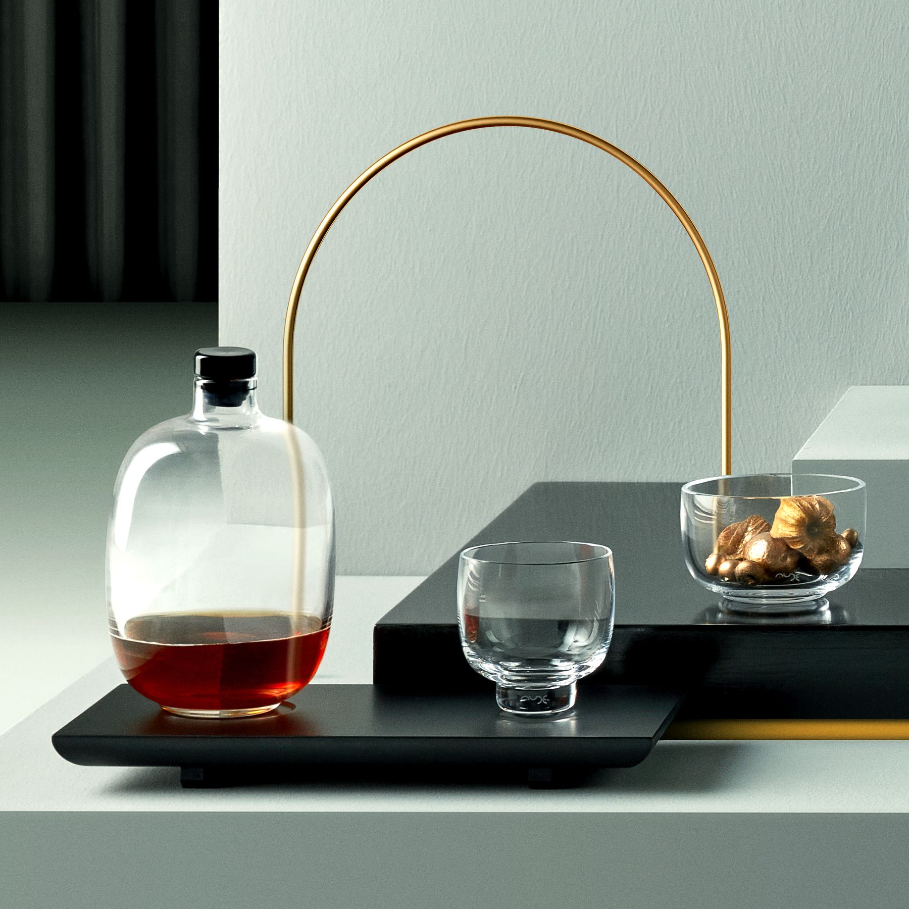 Malt Ahşap Altlıklı Viski Şişesi