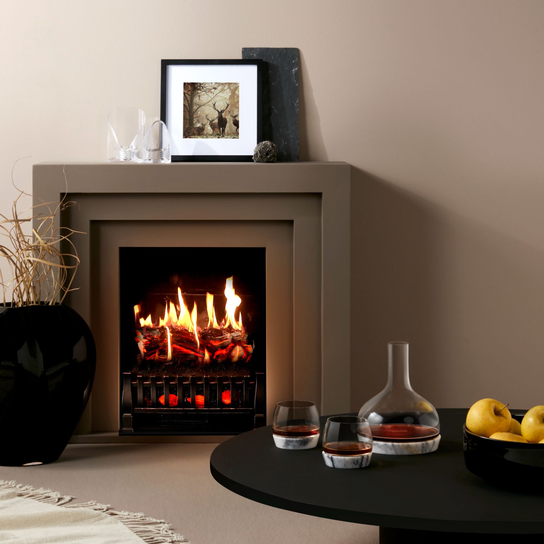 Chill Mermer Altlıklı Karaf