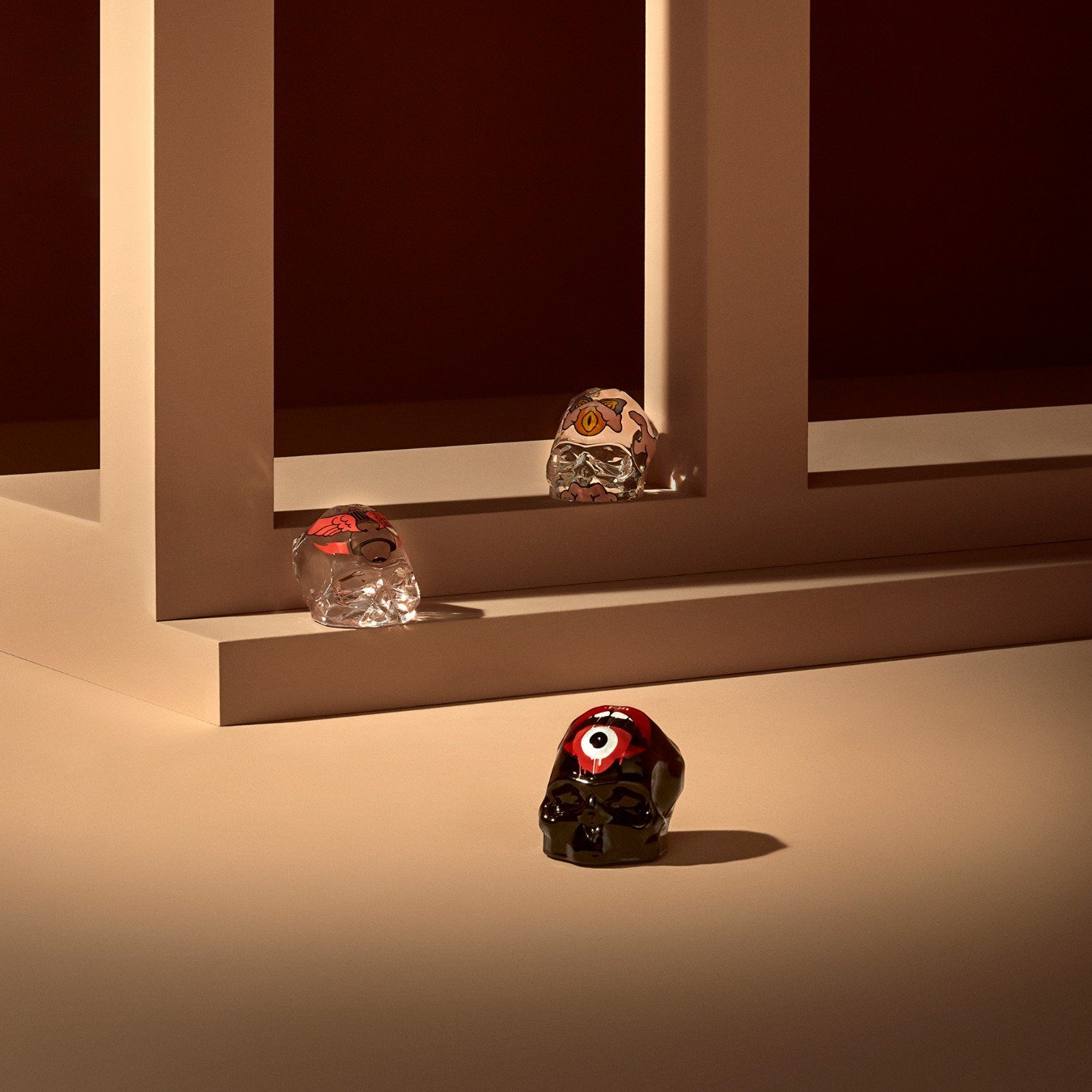 Memento Mori Rock & Pop Küçük Boy Kafatası by Kien