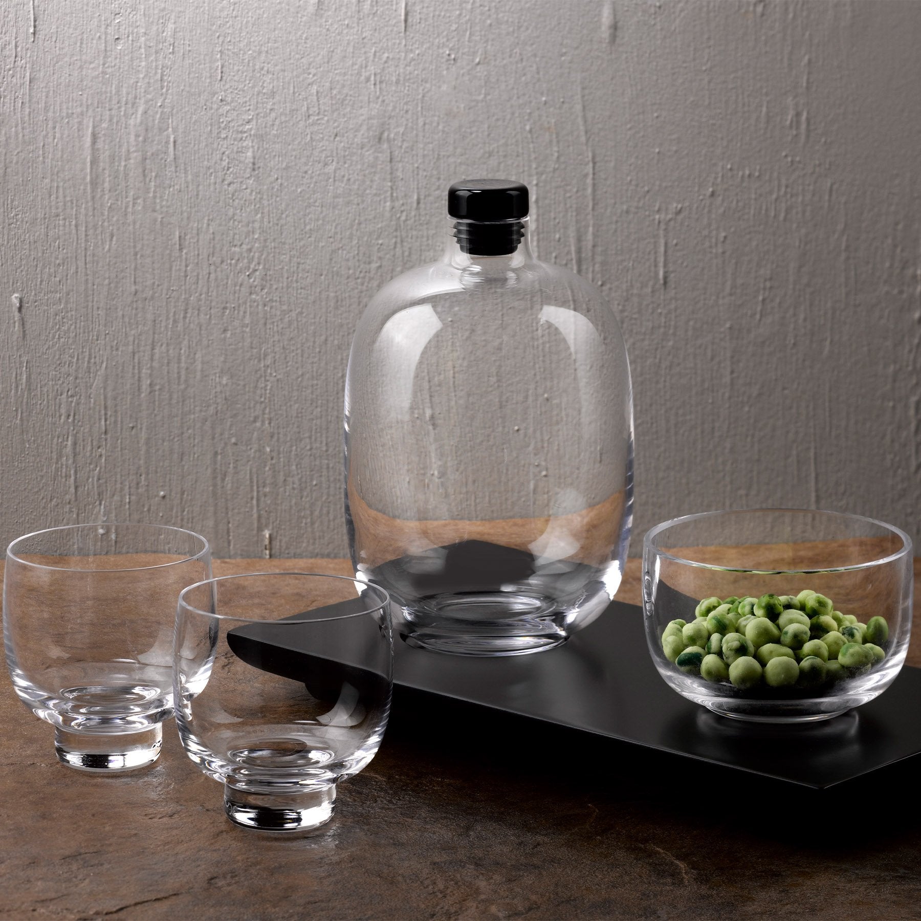 Malt Ahşap Altlıklı Viski Şişesi