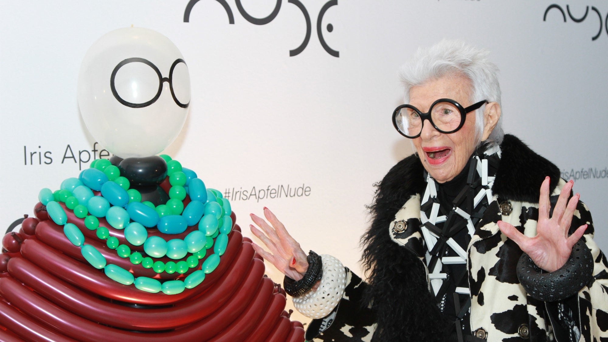 Iris Apfel X NUDE - Launch event New York
